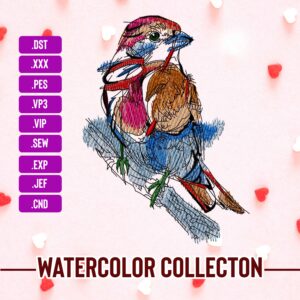 Bird Embroidery Machine Embroidery Patterns – Digital Download