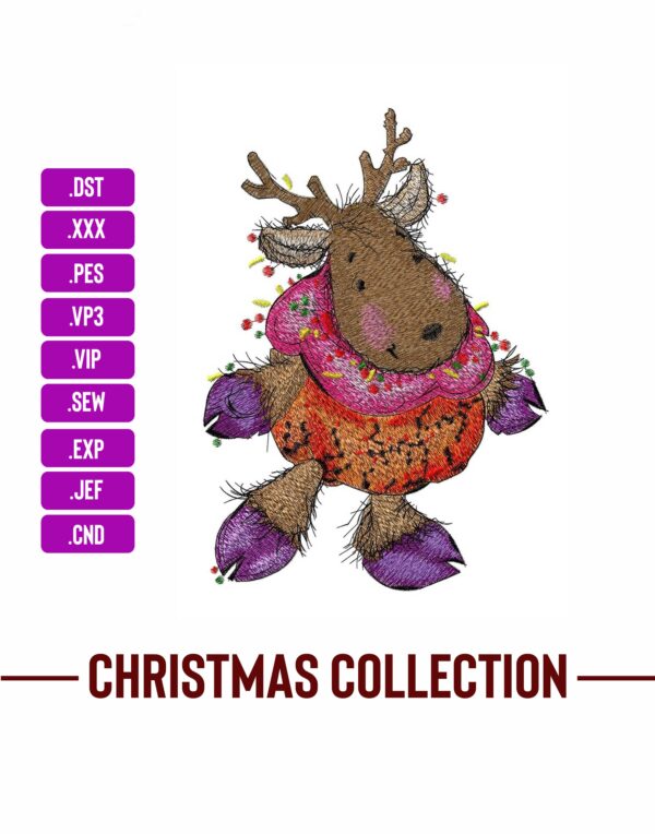 Santa-Reindeer-Machine-Embroidery-Design