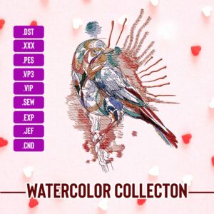 Sparrow Bird Machine Embroidery Patterns – Digital Download