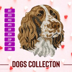 Springer Spaniel Machine Embroidery Patterns - Digital Download