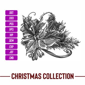 Christmas Bird Machine Embroidery Patterns – Digital Download