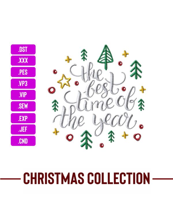 The-Best-Time-The-Year-Christmas-Machine-Embroidery-Design