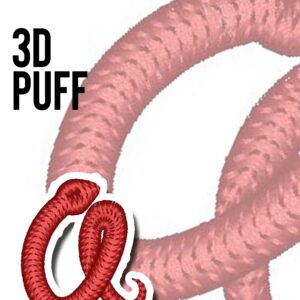 3D Snake Pattern Alphabet Machine Embroidery Patterns – Digital Download