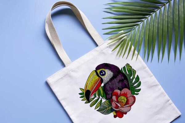 Baby Toco Toucan Machine Embroidery Patterns – Digital Download - Image 4