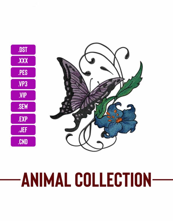 Butterfly Machine Embroidery Patterns – Digital Download