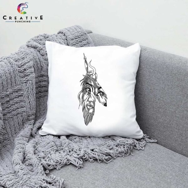 Feather Girl Machine Embroidery Patterns – Digital Download - Image 2