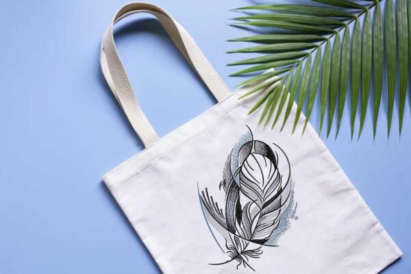Feather Machine Embroidery Patterns – Digital Download - Image 2