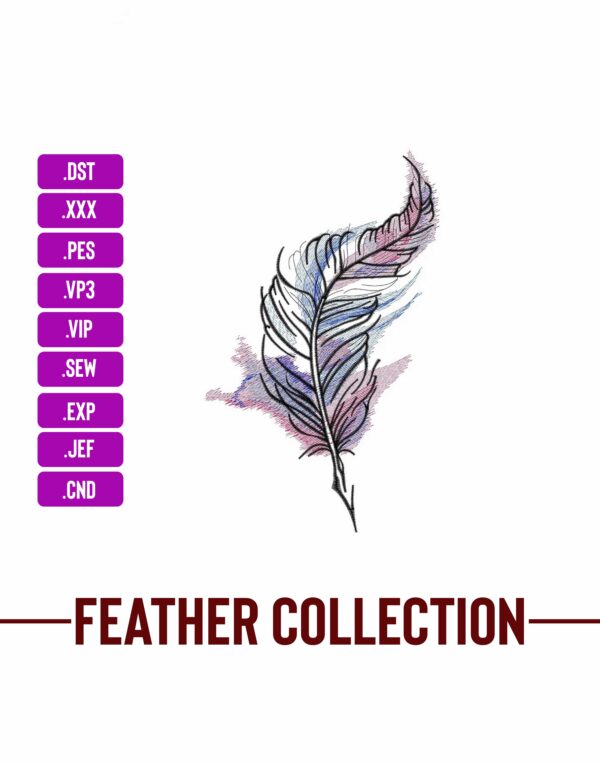 Feather Multi color