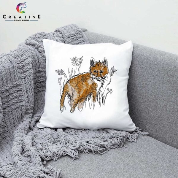 Fox Machine Embroidery Patterns – Digital Download - Image 3