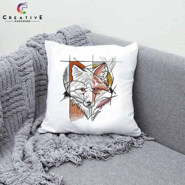 Artistic Fox Machine Embroidery Patterns – Digital Download - Image 3