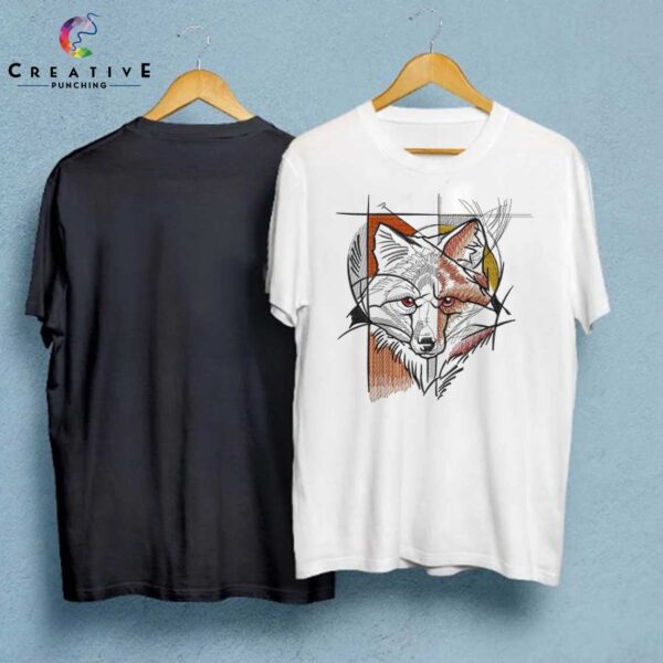Artistic Fox Machine Embroidery Patterns – Digital Download - Image 2