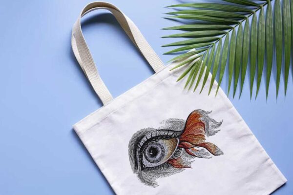 Goldfish Eye Machine Embroidery Patterns – Digital Download - Image 2
