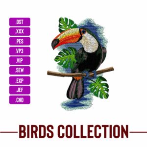 Toco Toucan Machine Embroidery Design (2)
