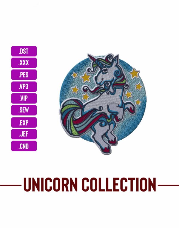 Unicorn Flying Machine Embroidery Patterns – Digital Download