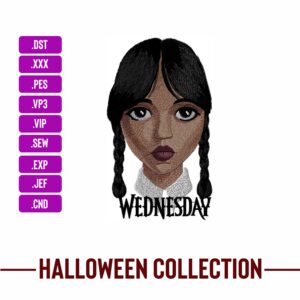 Wednesday-Addams-Family-Machine-Embroidery