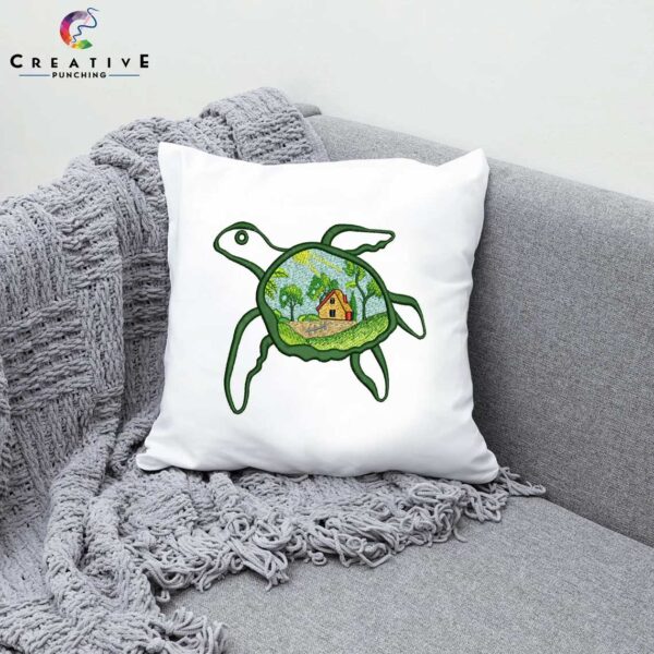 Village Life Turtule Machine Embroidery Patterns – Digital Download - Image 3