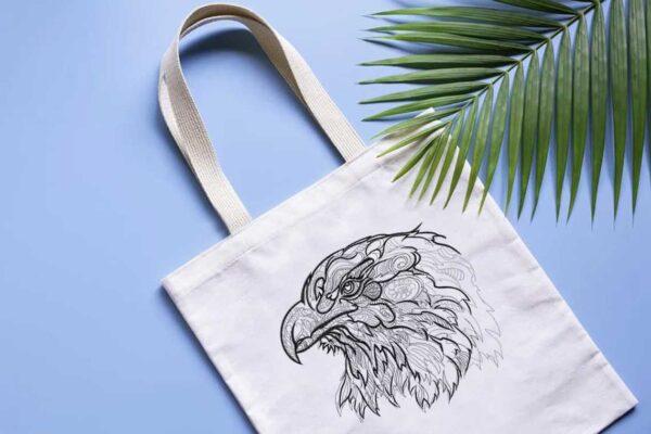 American Eagle Sketching Machine Embroidery Designs – Digital Download - Image 3