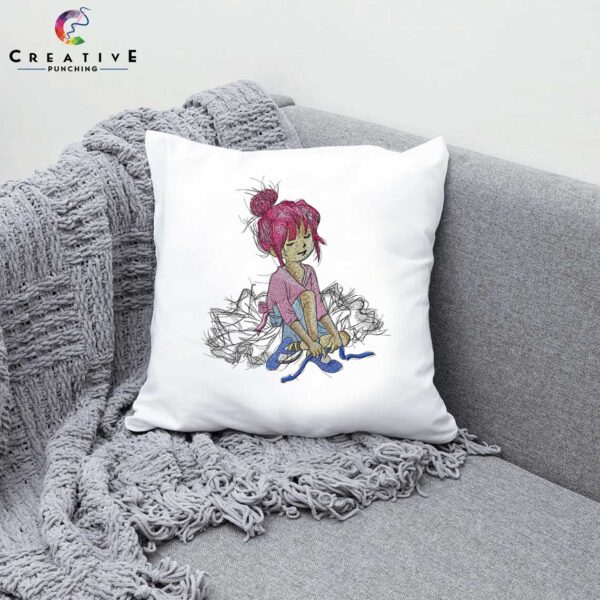 Ballet Dancing Doll Embroidery Designs Machine Embroidery Patterns – Digital Download - Image 3