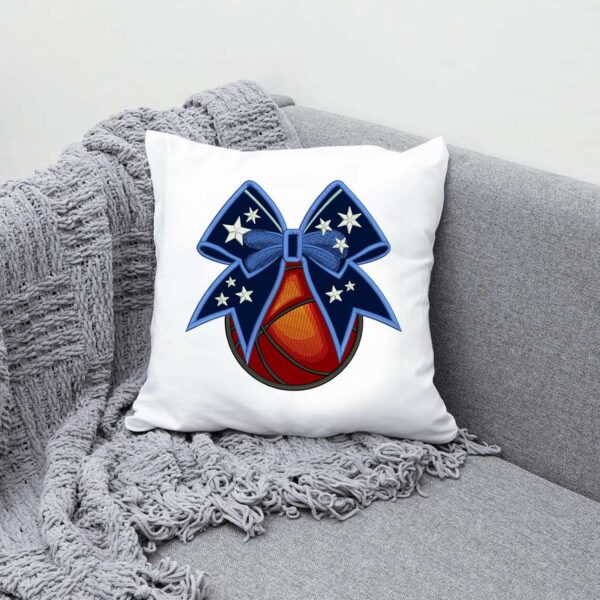 Basketball Bow Embroidery Design Sketching Embroidery Designs Machine Embroidery Patterns – Digital Download - Image 3