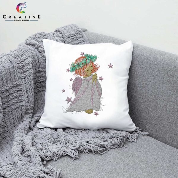 Fairy Little Girl Machine Embroidery Patterns – Digital Download - Image 4