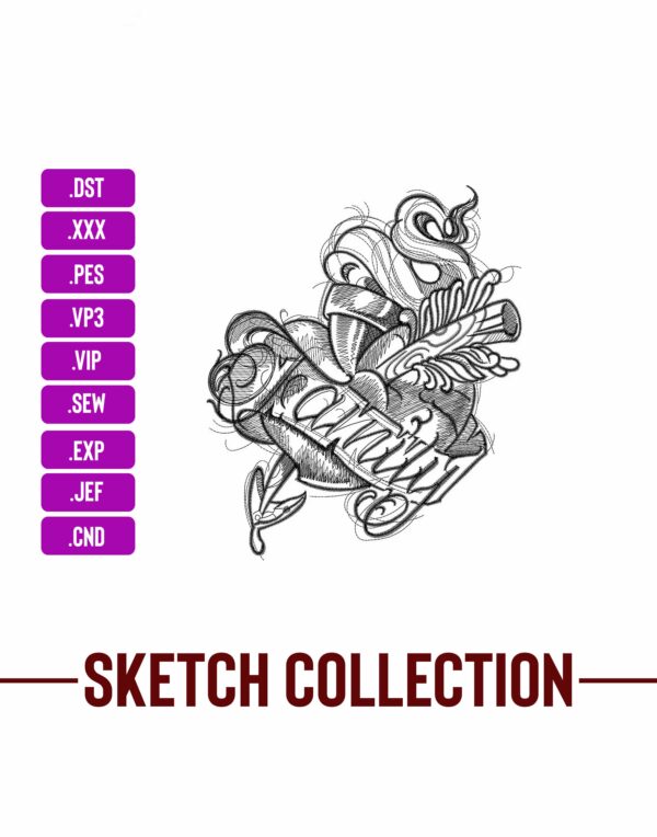 Family Embroidery Designs Machine Embroidery Patterns – Digital Download