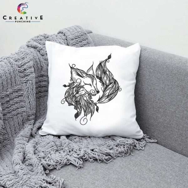 Fox Machine Embroidery Sketching Embroidery Designs Machine Embroidery Patterns – Digital Download - Image 2