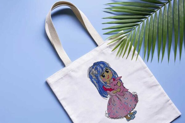 Little Doll Embroidery Designs Machine Embroidery Patterns – Digital Download - Image 3