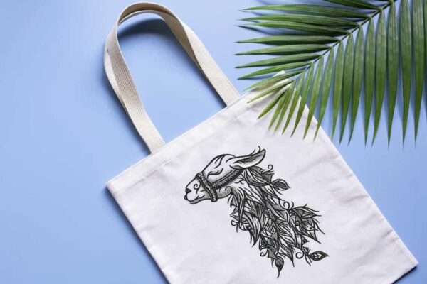 Llama Sketching Machine Embroidery Designs – Digital Download - Image 3