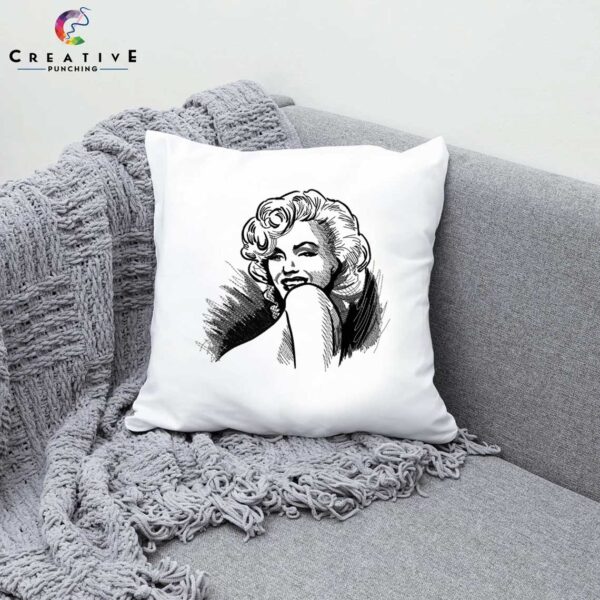 Marilyn Monroe Sketching Machine Embroidery Designs – Digital Download