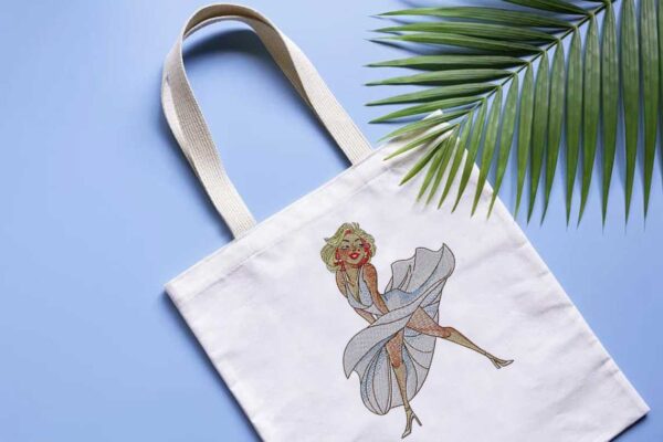 Model Girl Embroidery Designs Machine Embroidery Patterns – Digital Download - Image 3