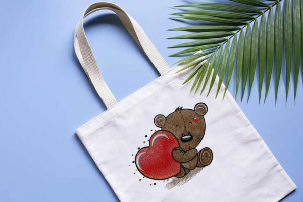 Teddy Bear Valentine's Machine Embroidery Patterns – Digital Download