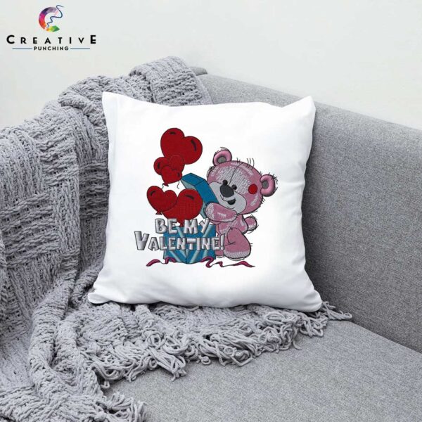 Teddy Bear Be My Valentine Valentine's Machine Embroidery Patterns – Digital Download - Image 3
