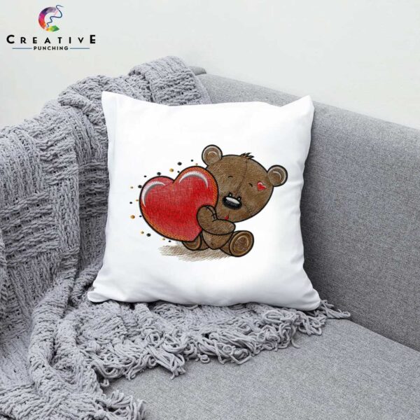 Teddy Bear Valentine's Machine Embroidery Patterns – Digital Download - Image 3