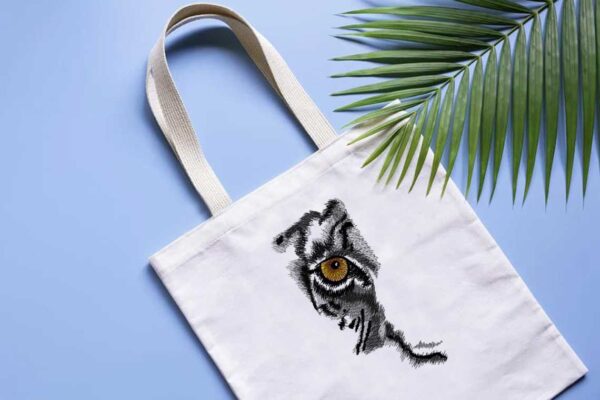 Tiger Eye Embroidery Sketching Embroidery Designs Machine Embroidery Patterns – Digital Download - Image 3