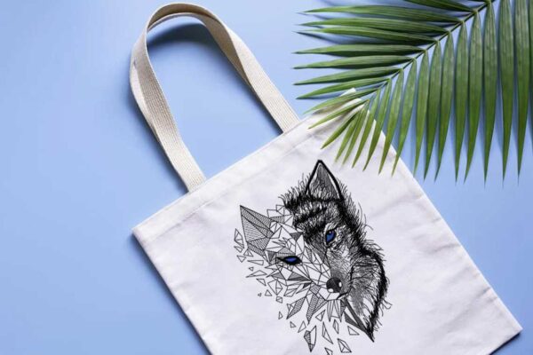 Wolf Face Embroidery Sketching Embroidery Designs Machine Embroidery Patterns – Digital Download