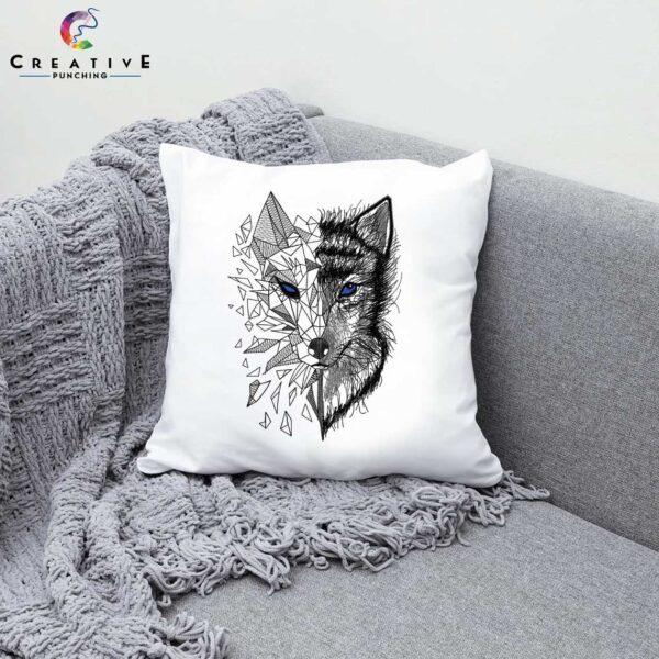 Wolf Face Embroidery Sketching Embroidery Designs Machine Embroidery Patterns – Digital Download - Image 3