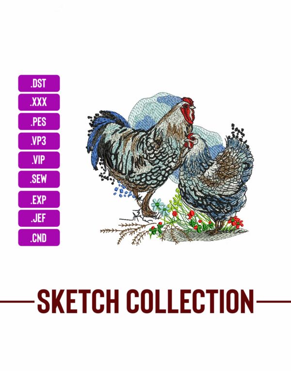 Wyandotte Embroidery Designs Machine Embroidery Patterns – Digital Download