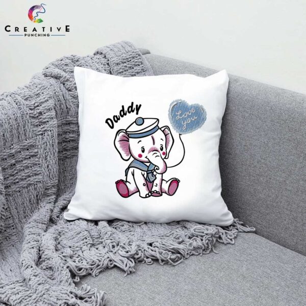 Little Elephant Valentines Day Embroidery Designs Machine Embroidery Patterns – Digital Download