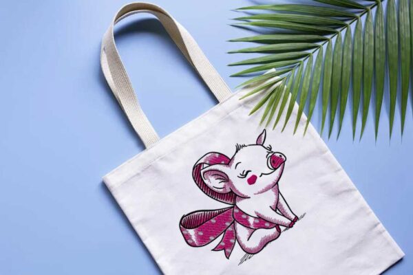 Little Pig Valentines Day Embroidery Designs Machine Embroidery Patterns – Digital Download - Image 2