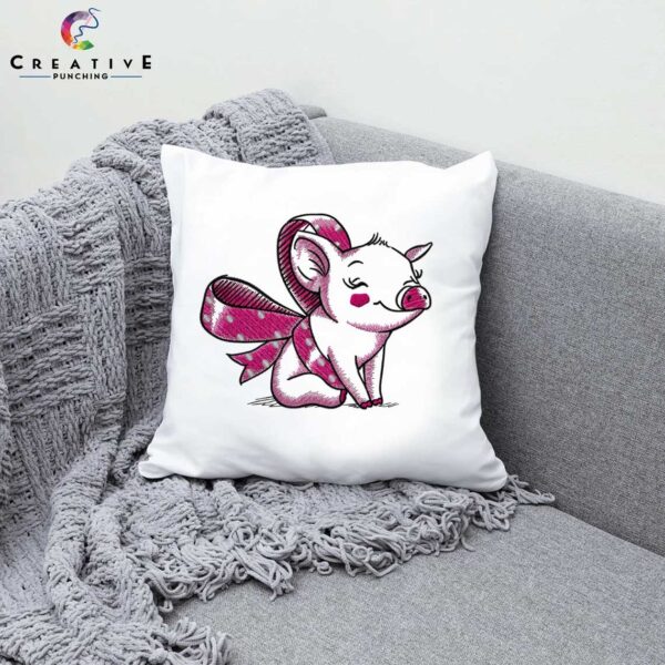 Little Pig Valentines Day Embroidery Designs Machine Embroidery Patterns – Digital Download