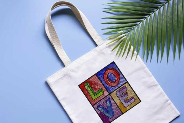 Love Heart Valentine's Embroidery Designs Patterns 2 sizes- Digital Download - Image 2