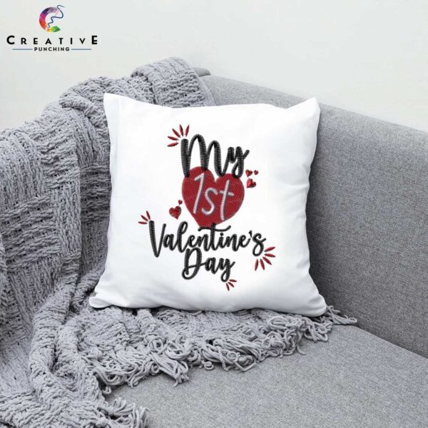 My 1st Valentines Embroidery Designs Machine Embroidery Patterns – Digital Download