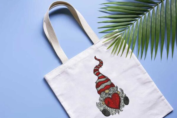 Santa Valentine day Machine Embroidery Designs Patterns 2 sizes- Digital Download