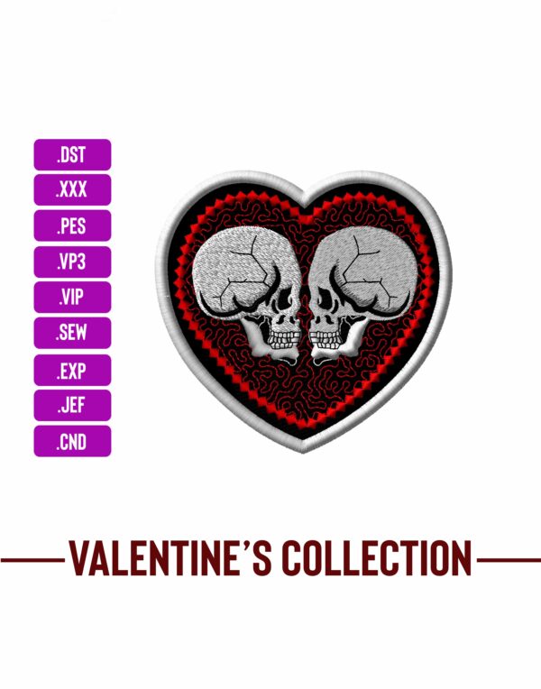 Valentine Day Machine Valentine's Embroidery Patterns – Digital Download