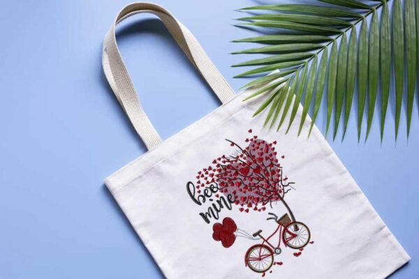 Valentine's embroidery designs Love Tree Embroidery Patterns – Digital Download - Image 2