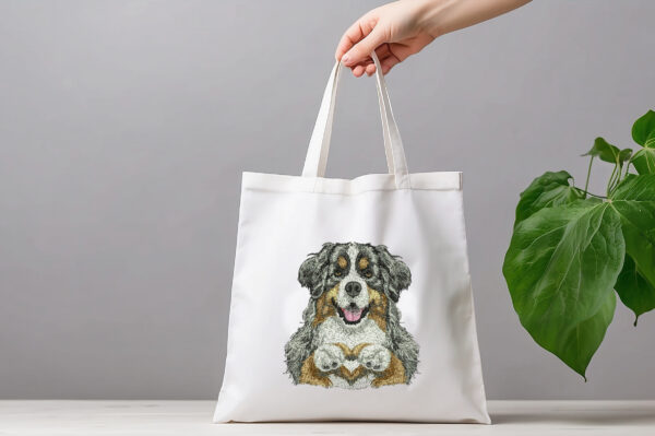 Bernes Mountain Dog Machine Embroidery Patterns ( 2 sizes) - Digital Download