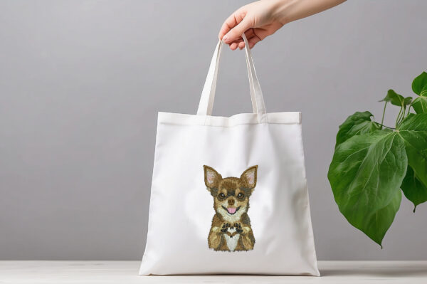Chichua Dog Machine Embroidery Patterns ( 2 sizes)  - Digital Download - Image 3