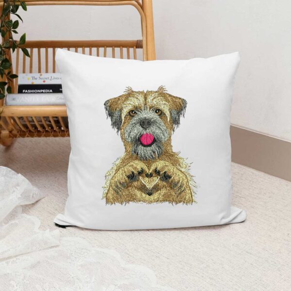 Border Terrier Dog Machine Embroidery Patterns ( 2 sizes)  - Digital Download - Image 3